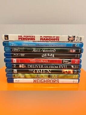 Bundle of Blu-ray DVD Movies